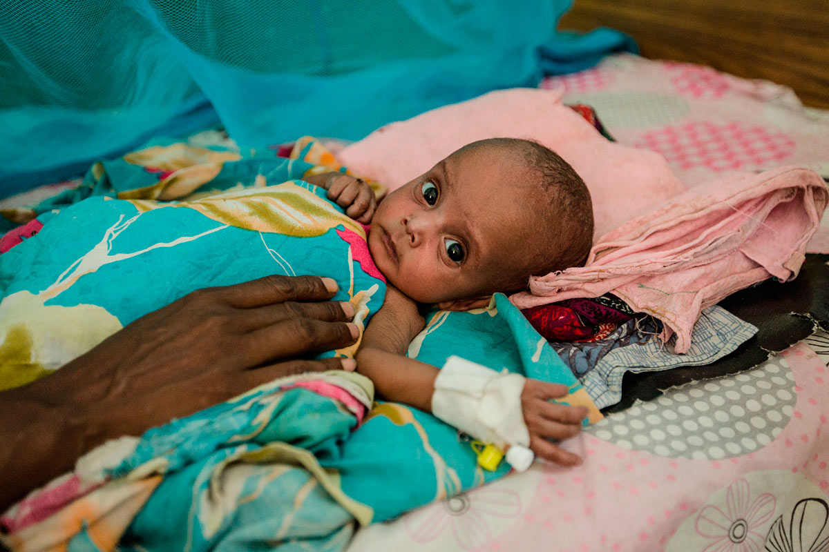 hambre infantil en áfrica