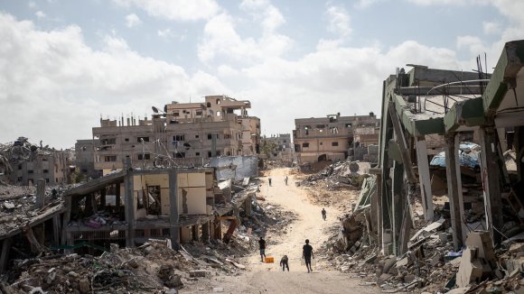 Gaza - Destrucción en Khan Younis