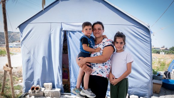 Melek - afectada por el terremoto en Hatay, Turquía