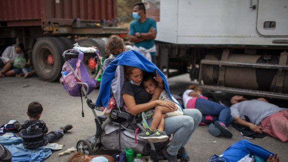 Emergencia Caravana migrante Centroam rica Save the Children