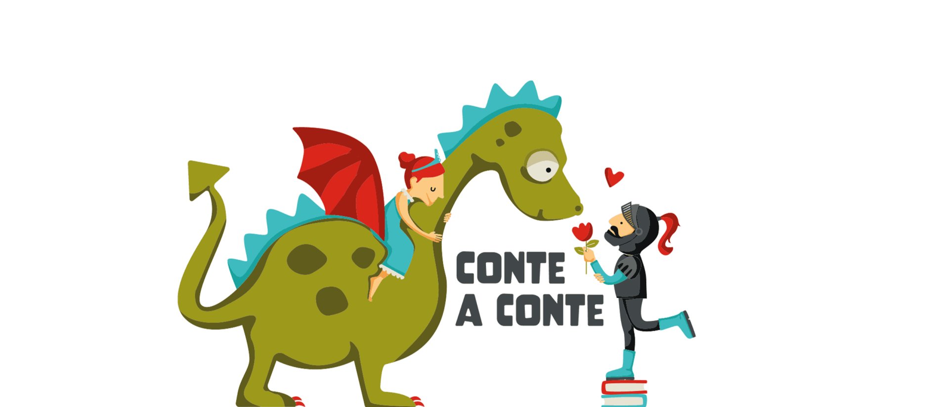 Portada de la iniciativa Conte a Conte - Princesa que rep una flor pel seu estimat