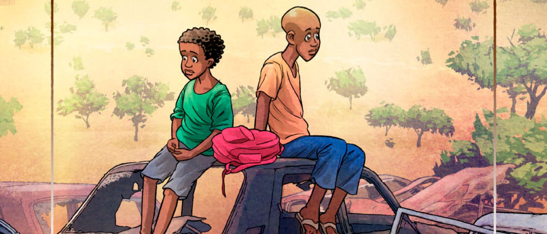 Cómic Mauritania - Pasitos en la arena