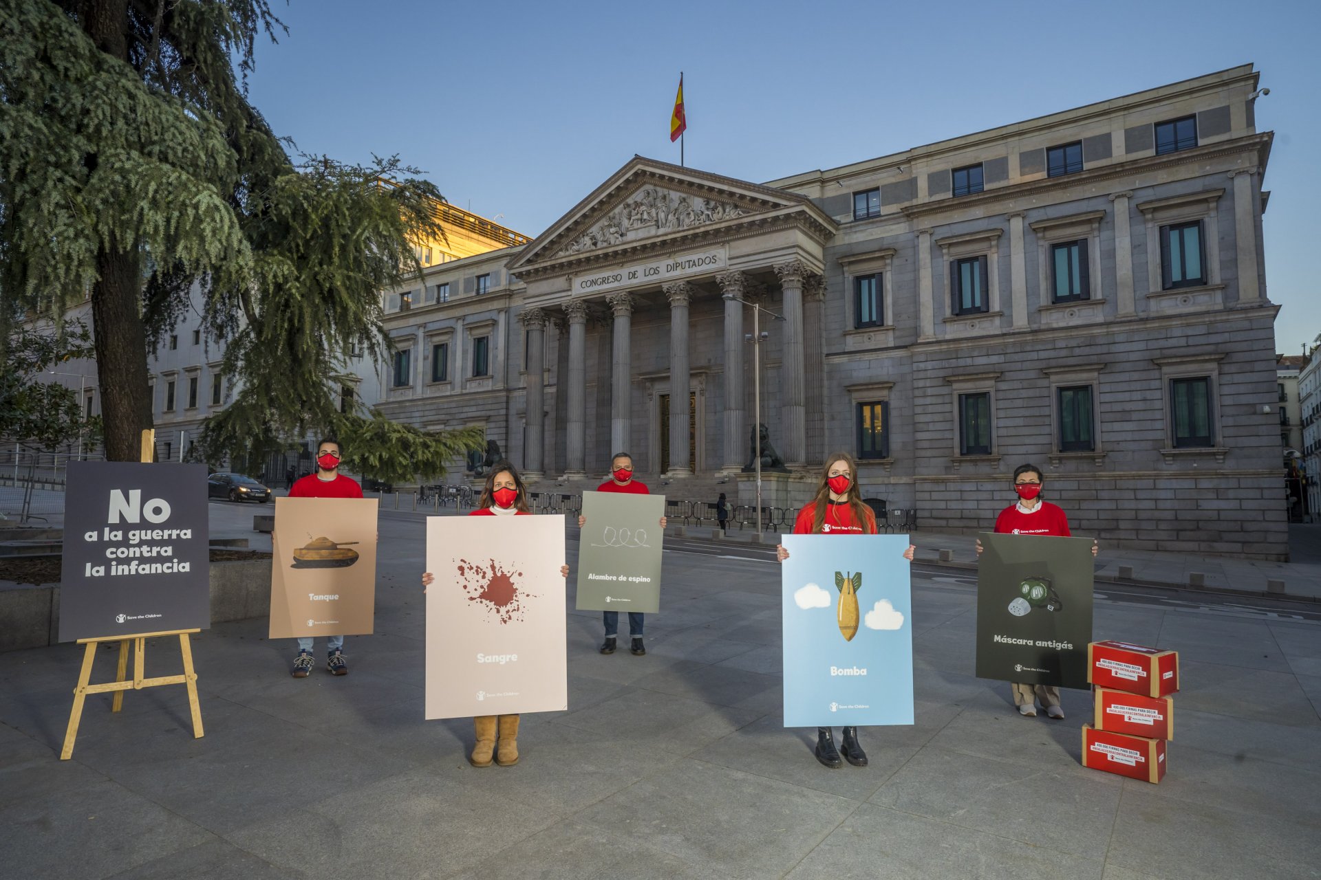 Acte carrer Síria Congrés Diputats